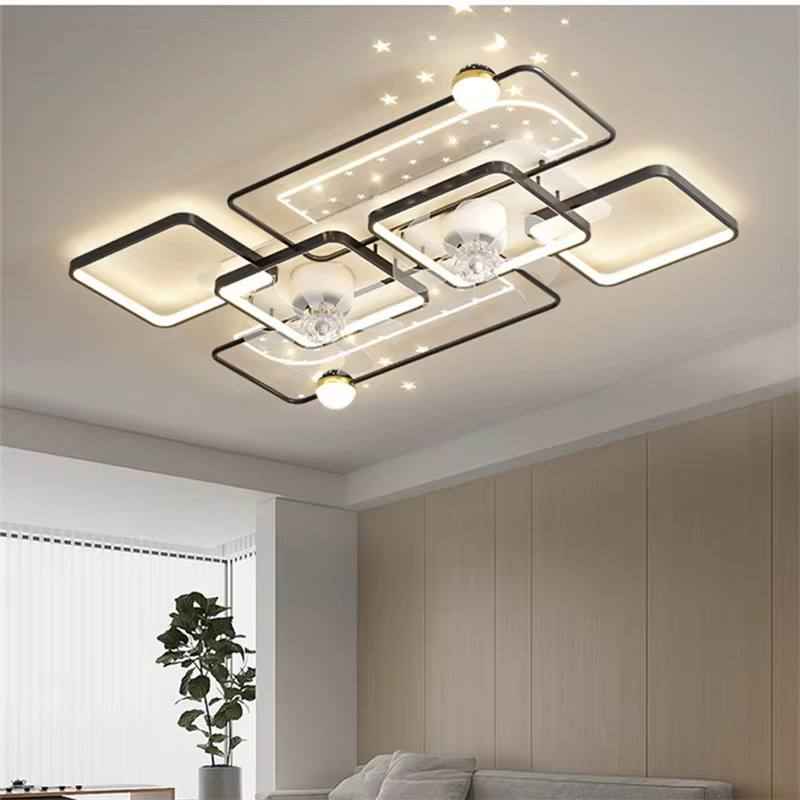Modern LED rectangular ceiling fan light - Ceiling Fans - Addis Ababa ...