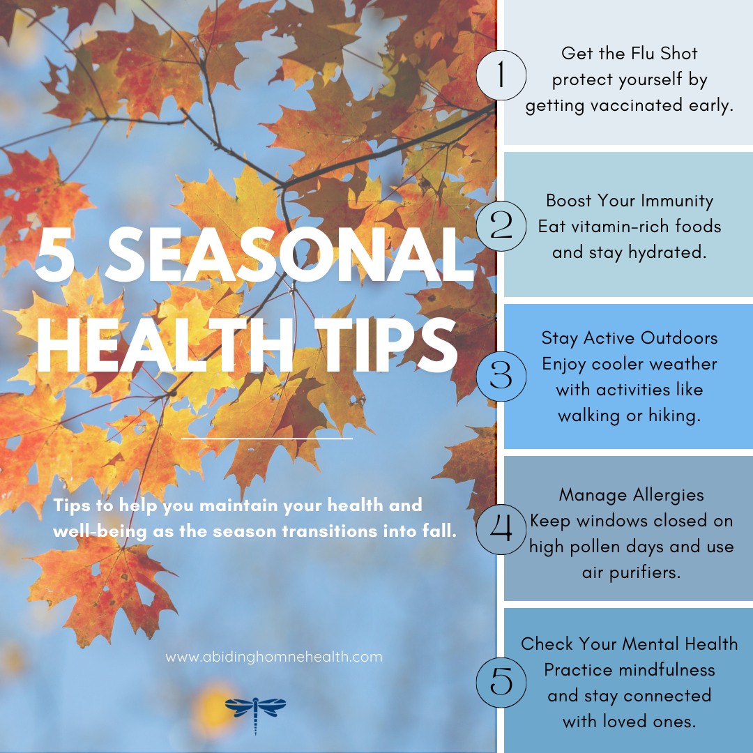 Health Tips for the Fall: Boost Immunity and Stay Energized