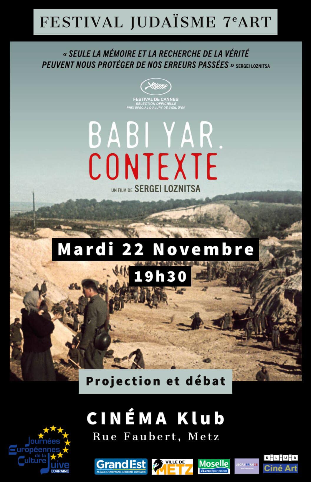 Horaires Des Séances Du Film Babi Yar Contexte