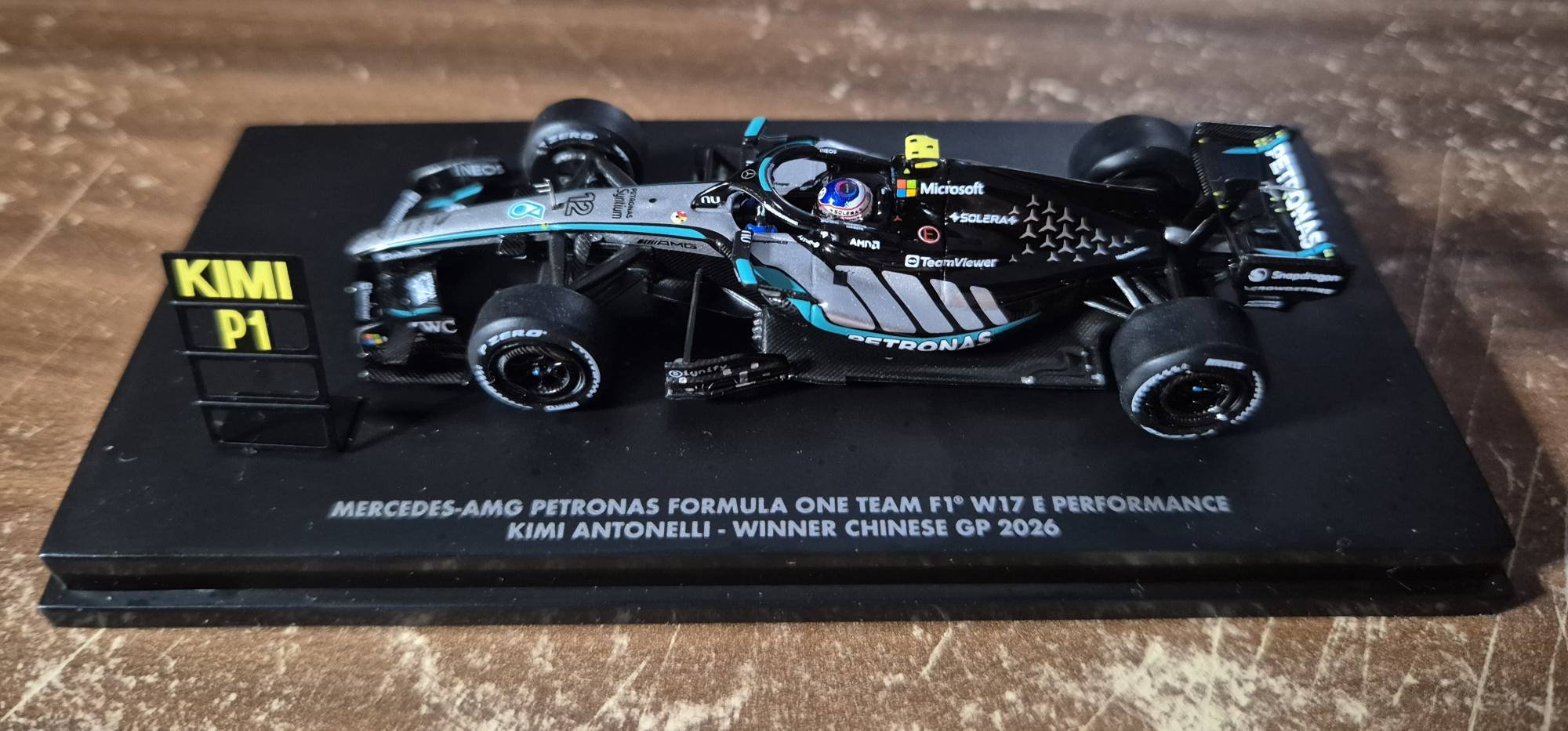 Minichamps 1:64 scale Mercedes-AMG W17 No. 12 Kimi Antonelli 2026