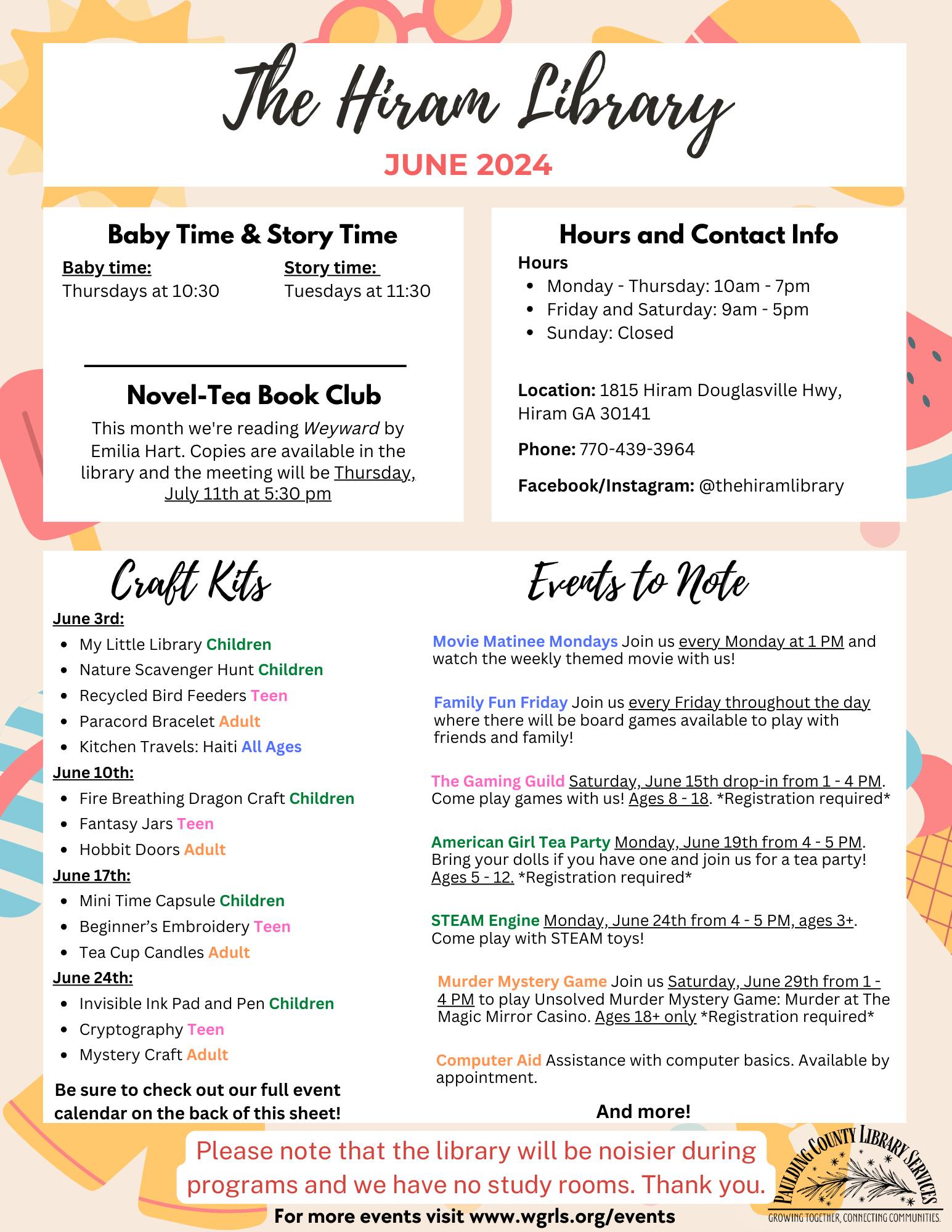 We're gearing up for a... - Maude P. Ragsdale Hiram Library