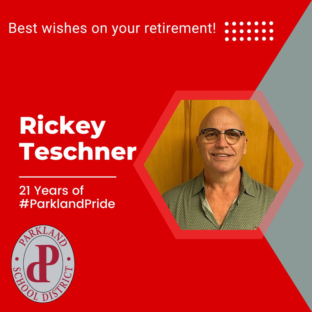 Congratulations to Rickey... - Parkland School District | Facebook