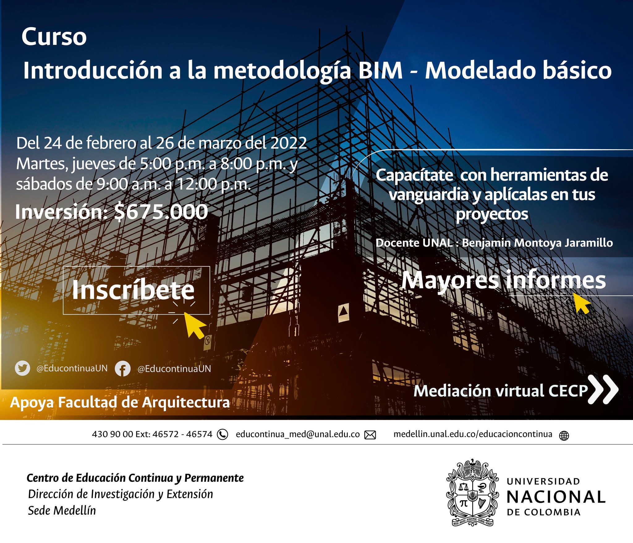 Entiende como funciona la metodología BIM ¡Inscríbete! https://goo.gl ...