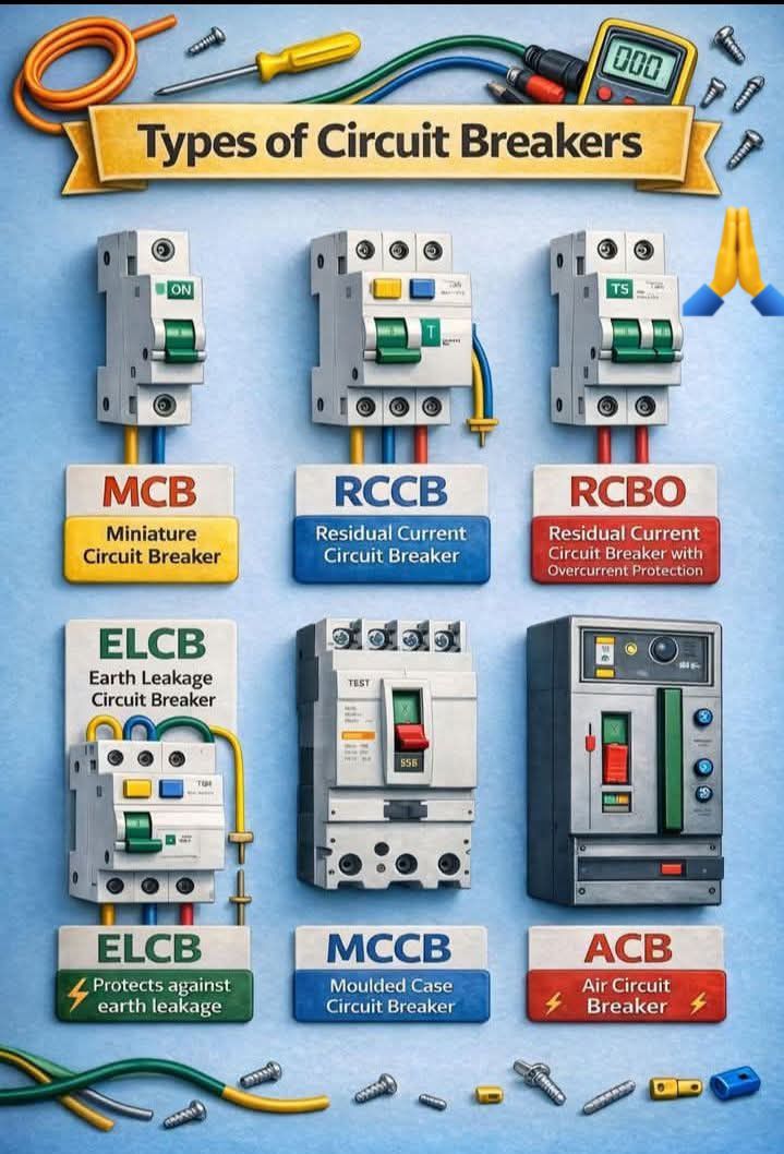Types of Circuit Breakers | Facebook