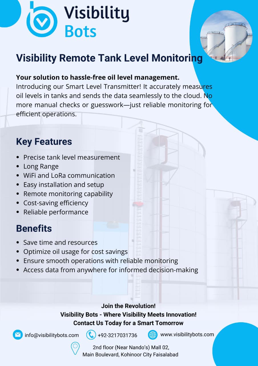 Visibility - Monitor your tanks from anywhere! Introducing our IoT ...