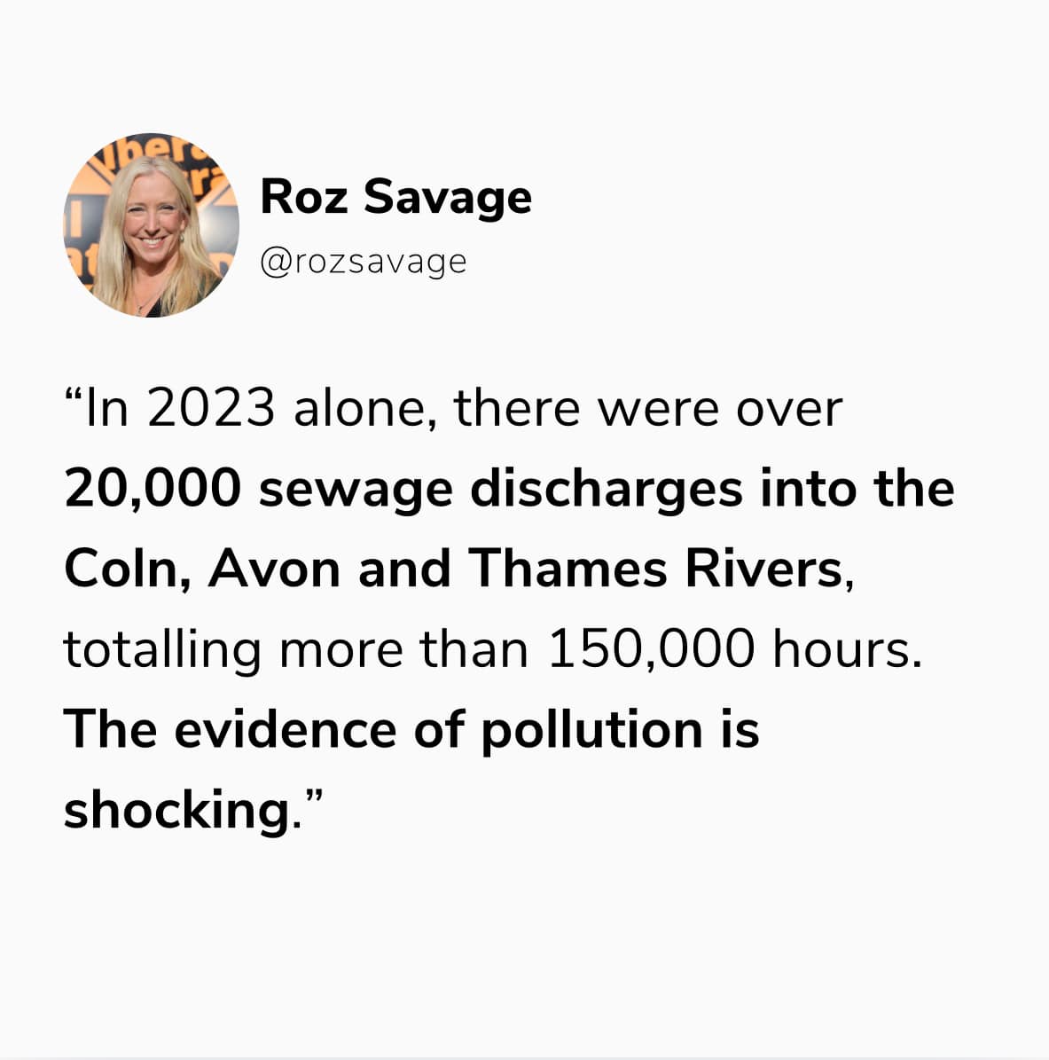 Roz - Time to Clean Up Our Rivers! 💧 Our beautiful Cotswold rivers are ...