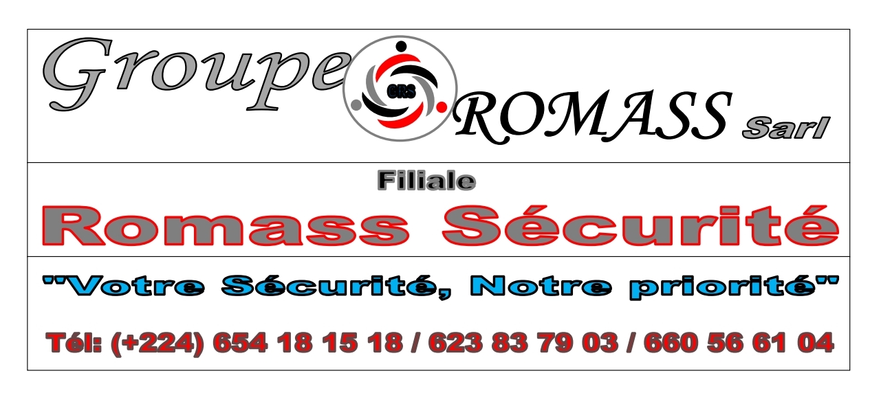 Romass Sécurité, filiale du Groupe Romass Sarl