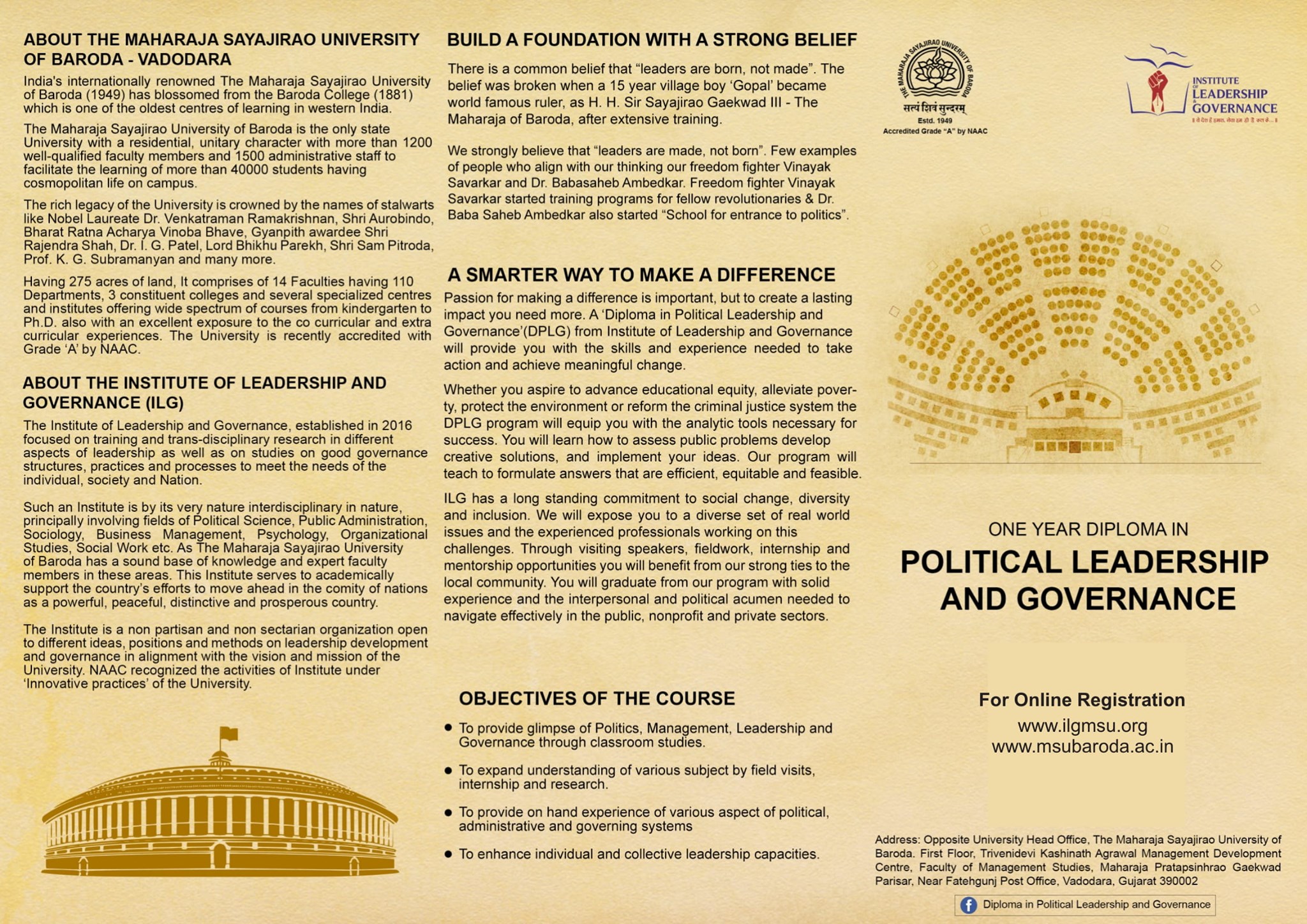 Faculty of Law, The Maharaja Sayajirao University of Baroda added a new ...
