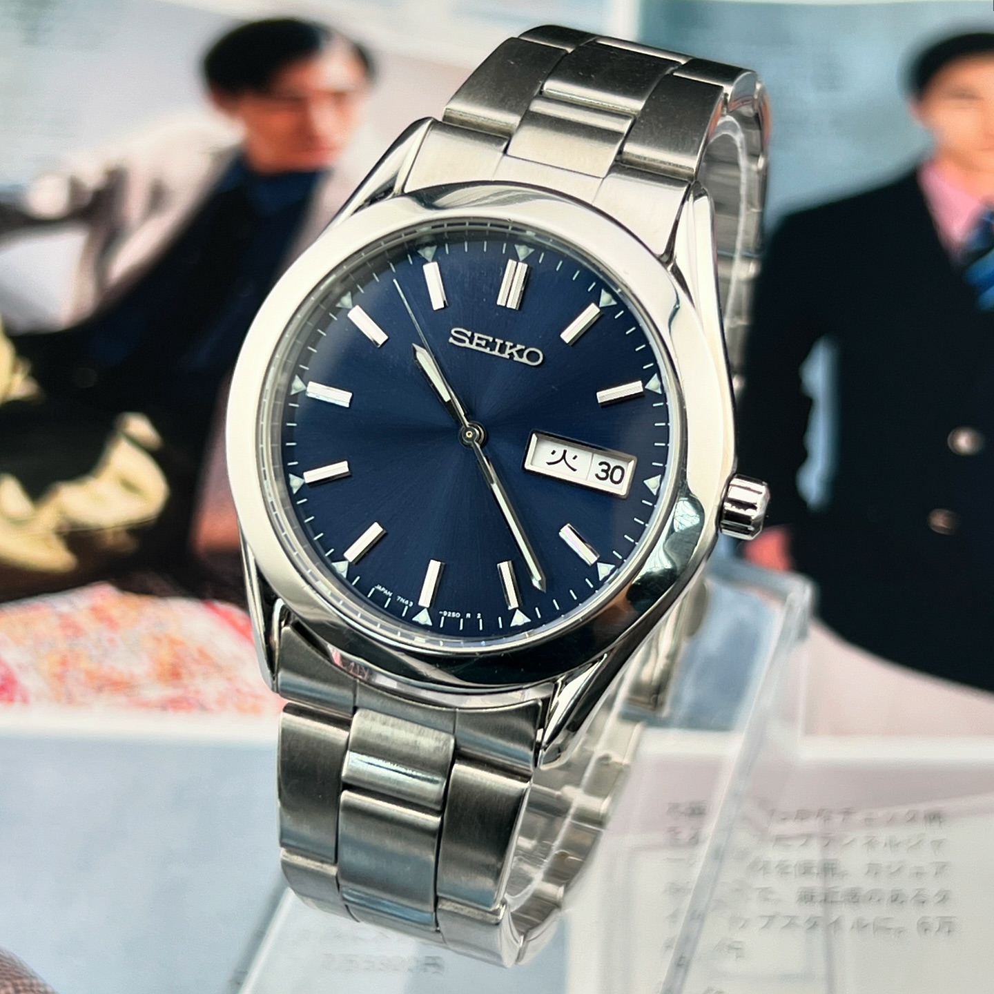 超美品・希少ブルーサンバースト】SEIKO セイコー 7N43-9080 Seiko 