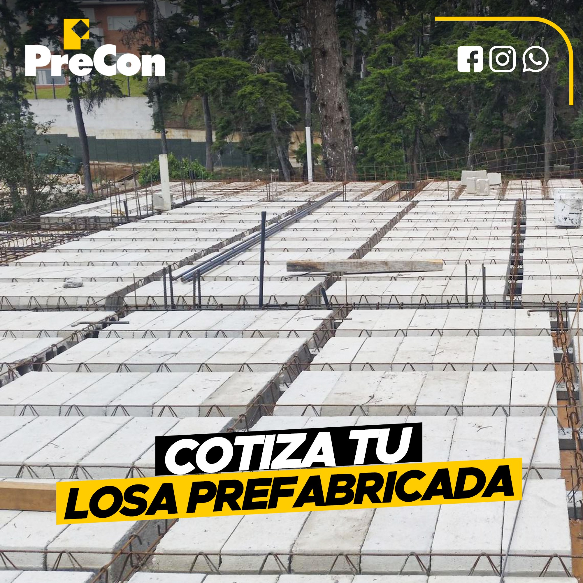 Precon - Nuestra losa de vigueta y bovedilla es ideal en... | Facebook