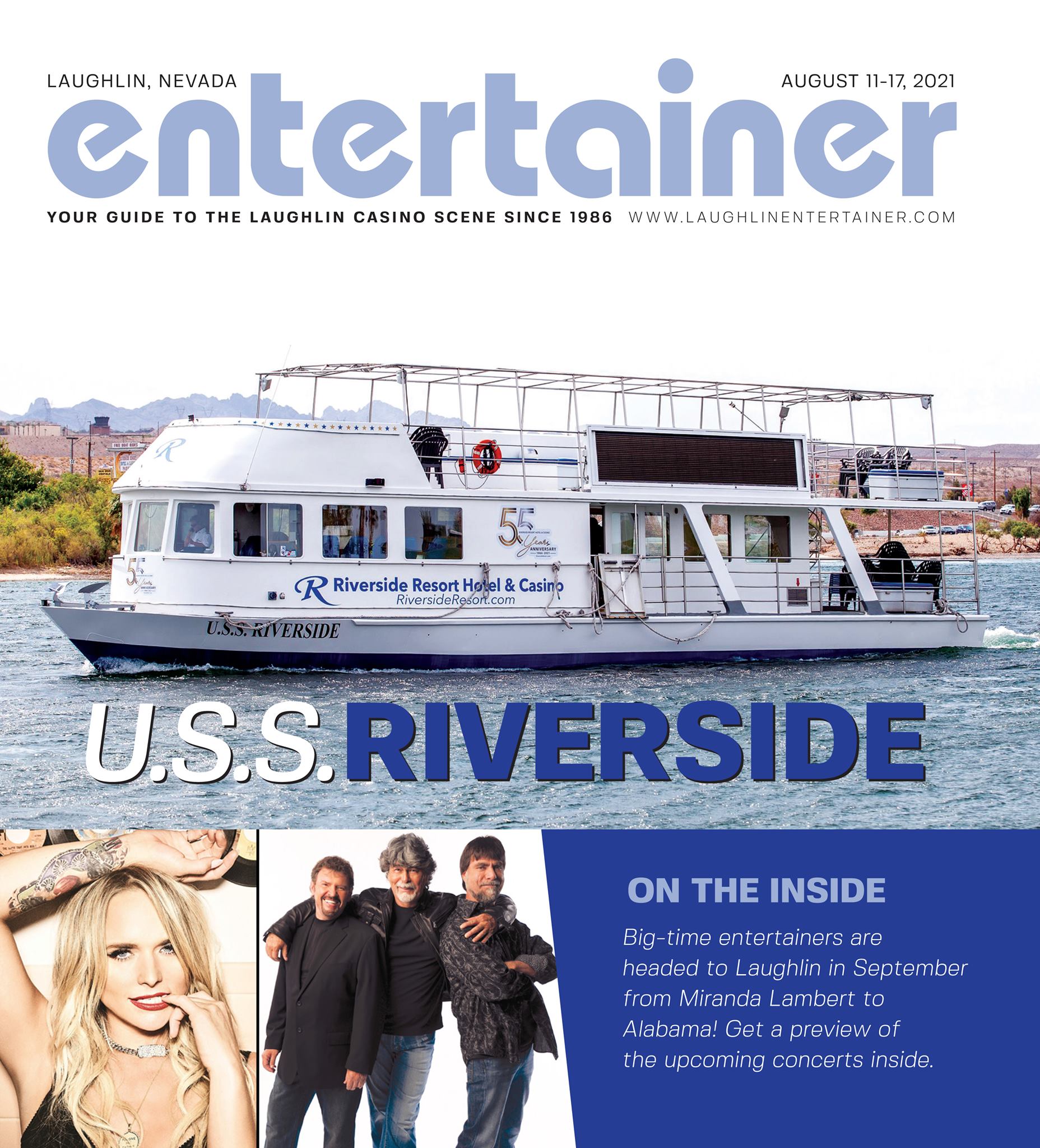 The U.S.S. Riverside is back in the... - Laughlin Entertainer