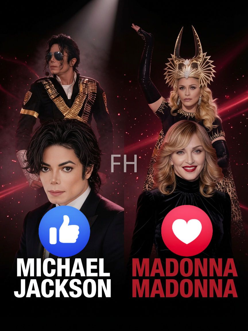 ✨ Madonna vs Michael Jackson 🎤🔥 The Queen of Pop vs The King of