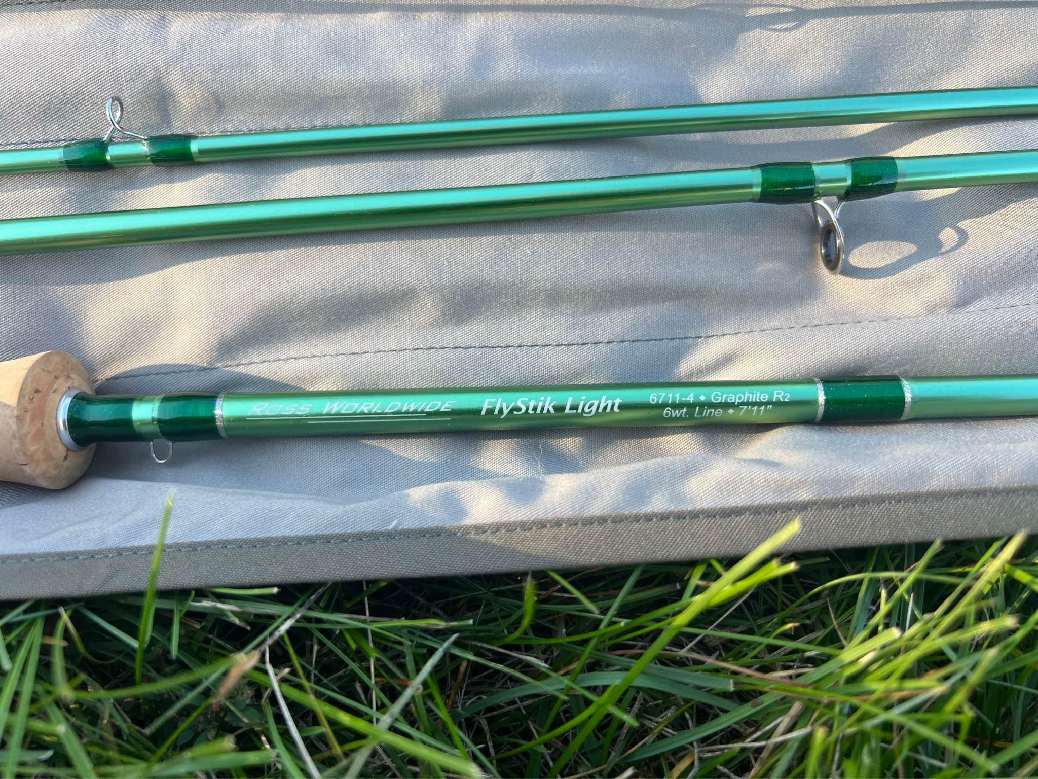 Ross Worldwide FlyStik Light 6711-4 Graphite R2 6wt 7’11” Series Fly ...