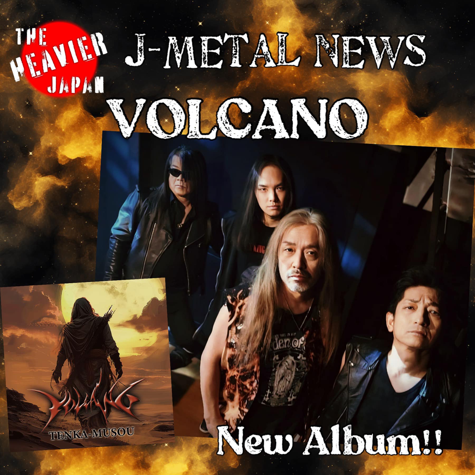 #jmetalnews Veteran metal band VOLCANO... - The Heavier Japan | Facebook