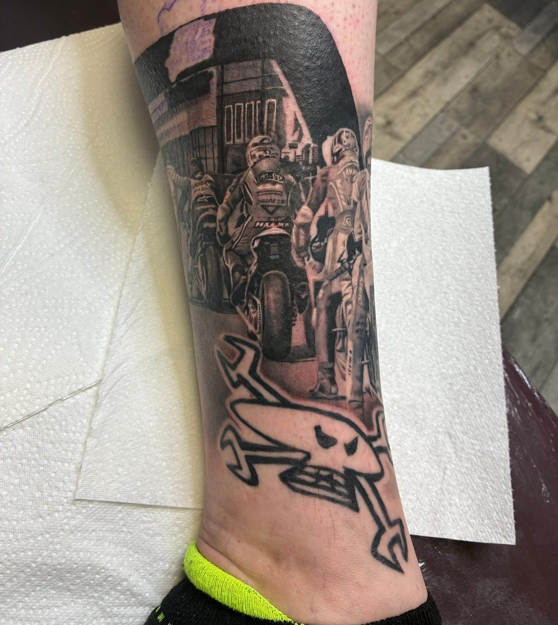 Done this cool half leg tattoo, thanks for my client. 🙏 Joey