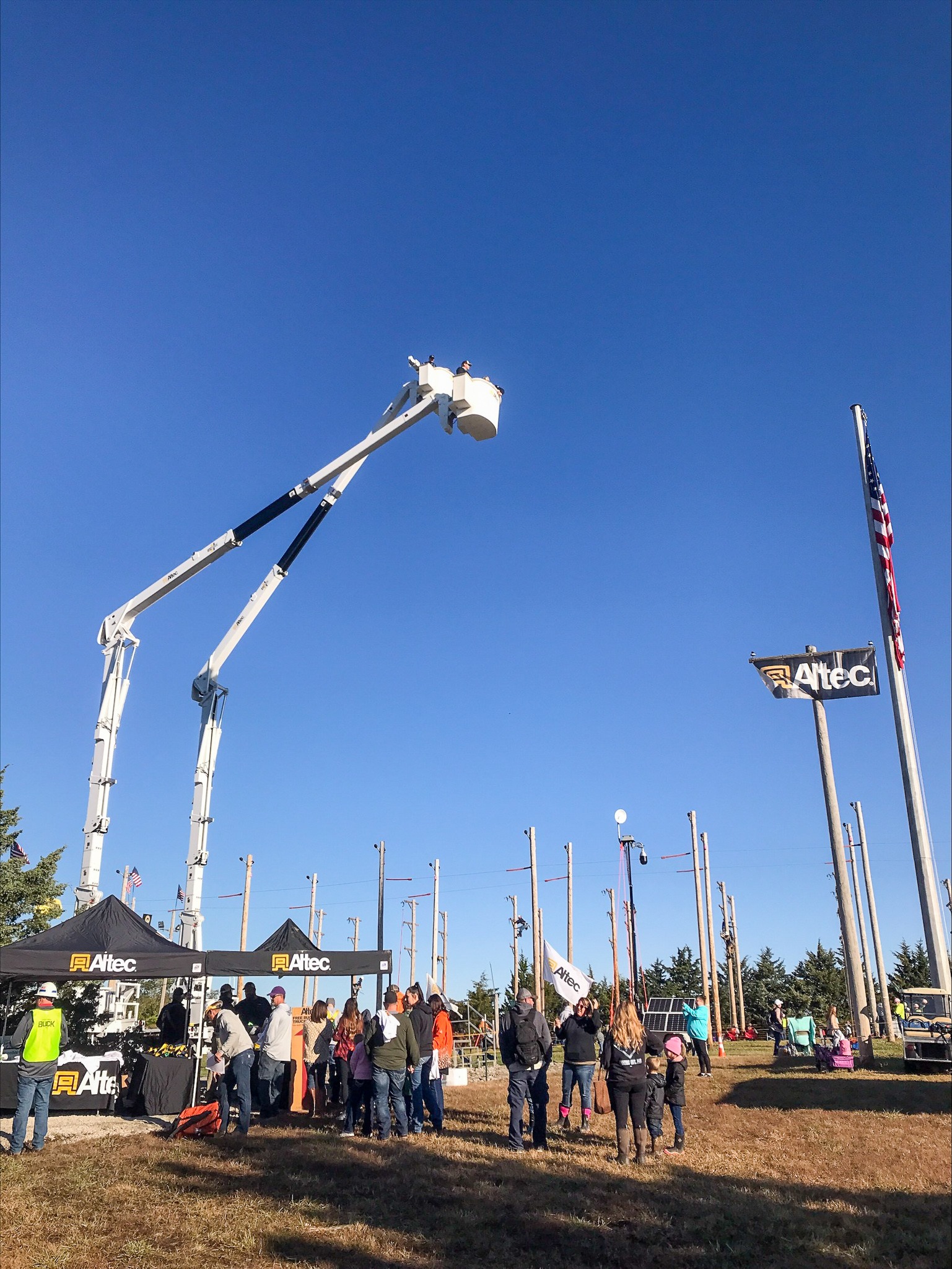 Altec Inc. - Giving bucket truck rides and celebrating...