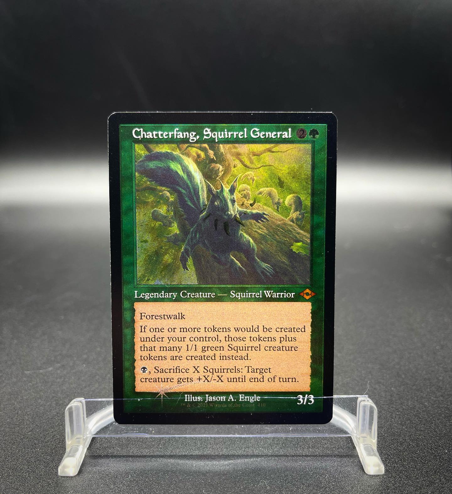 mtg chatterfang commander deck Playmat MTG: Series Sacrifice X Squirrels Upgrading squirrel deck with chatterfang