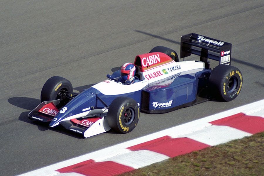 Tyrrell Yamaha F1 cars at 1993 Hockenheim