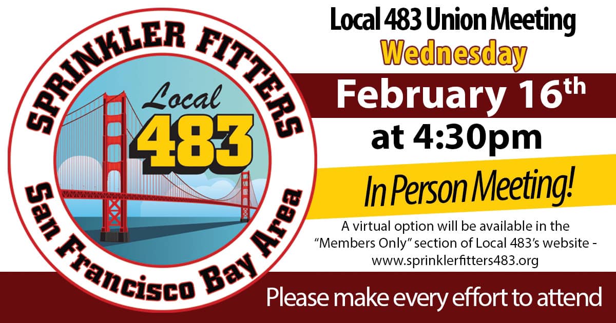 Sprinkler Fitters UA Local 483 Home