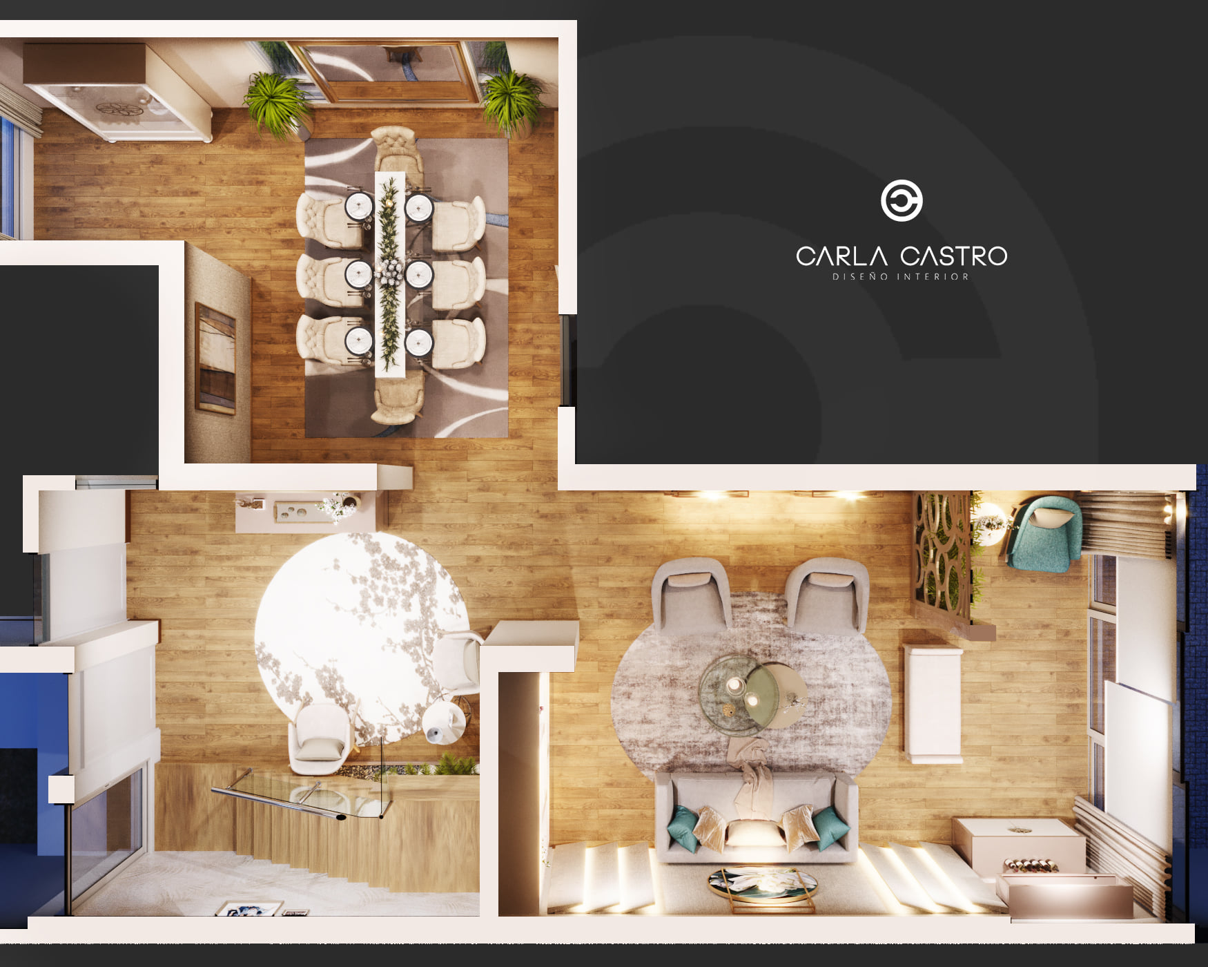Carla Castro Diseño Interior - Los colores tierra se mueven en una ...