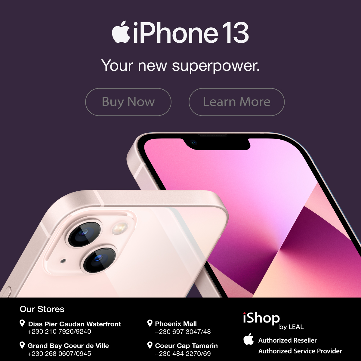 Hey Apple Fans ?❗️iPhone 13 and iPhone 13 mini are now at iShop 