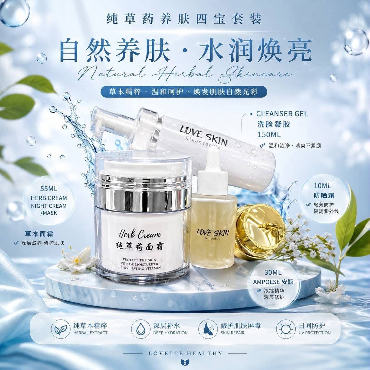 我知道大家家里不缺任何护肤品但是你真的缺少一套有效护肤品🍃 不妨试