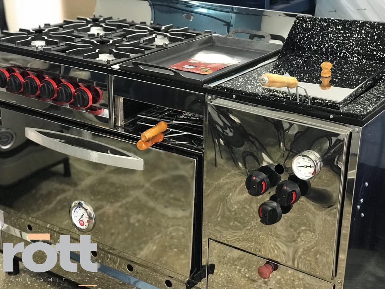 🤩🔥 COCINA MULTI CON FREIDORA 🔥🤩 Todo... - Rott Equipamientos | Facebook
