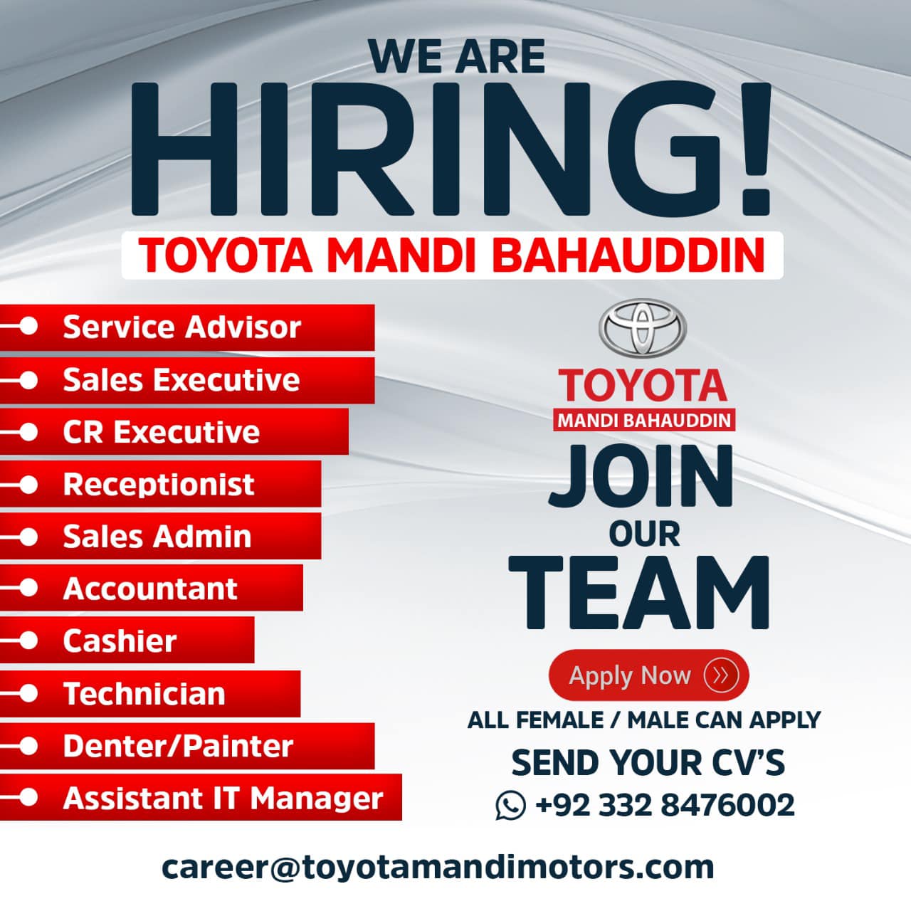 Toyota Mandi Bahauddin | Mandi Bahauddin