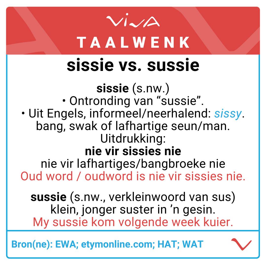 VivA Afrikaans - #viva #afrikaans #vivaafrikaans #sissie... | Facebook