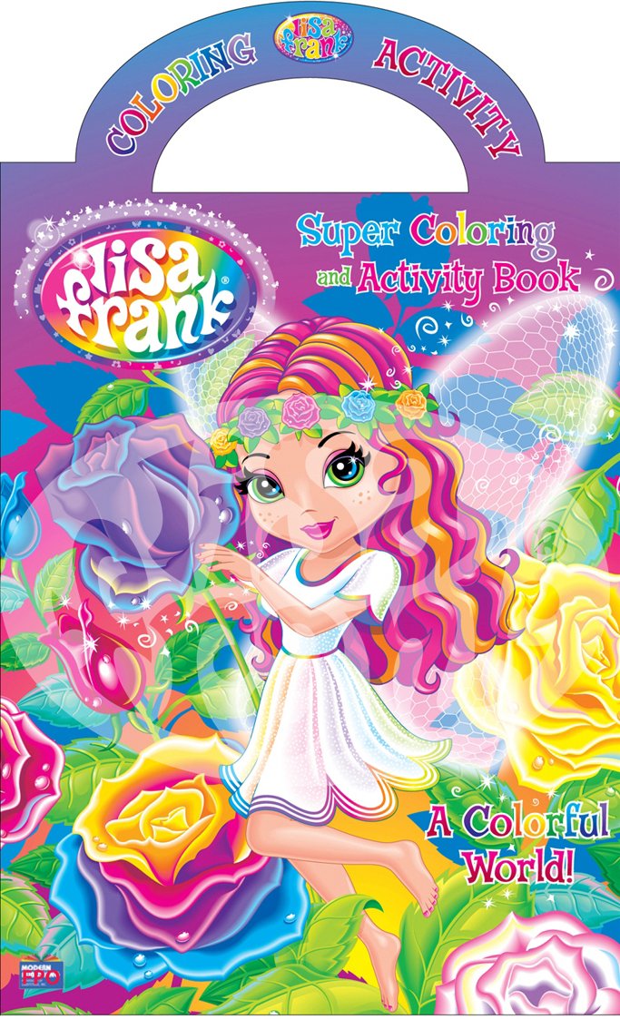 Lisa Frank - Super Coloring & Activity Book with Handle! Available at ...