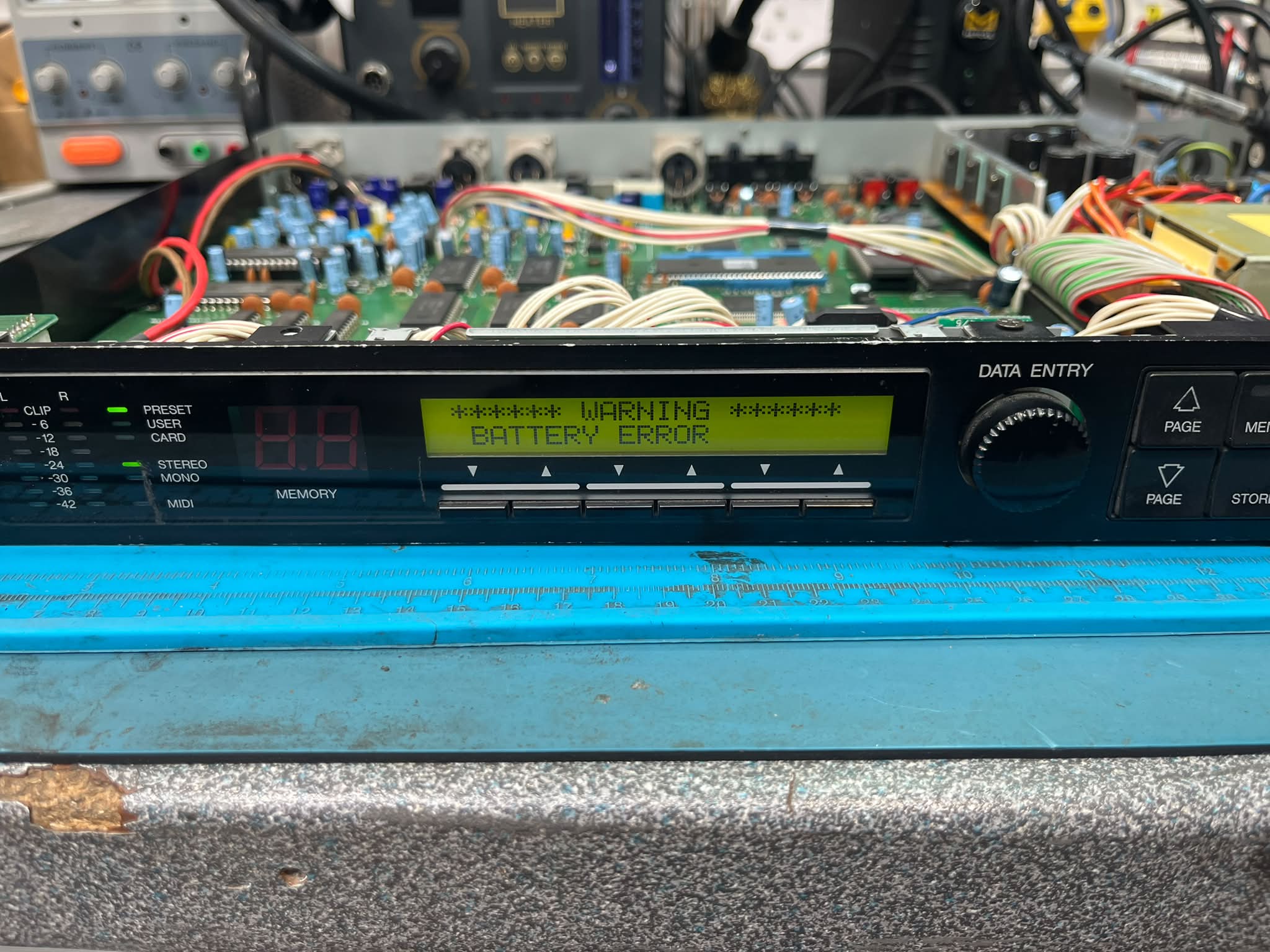 Yamaha SPX 90 memory battery replacement guidance needed