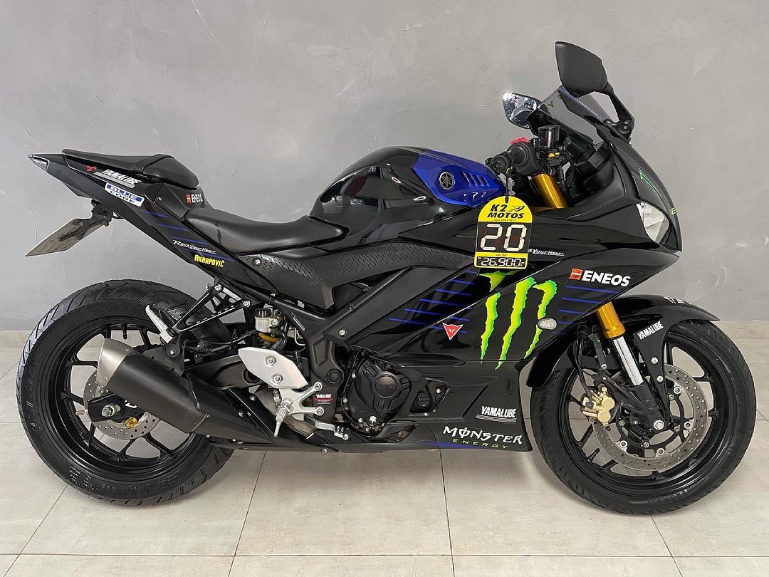 K2 Motos - 🔥YAMAHA YZF R3 MONSTER (2019/2020) PRETA ️... | Facebook