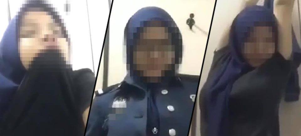 Wanita Marah Barang Dibawa Kena Tendang Dengan Pegawai Kastam