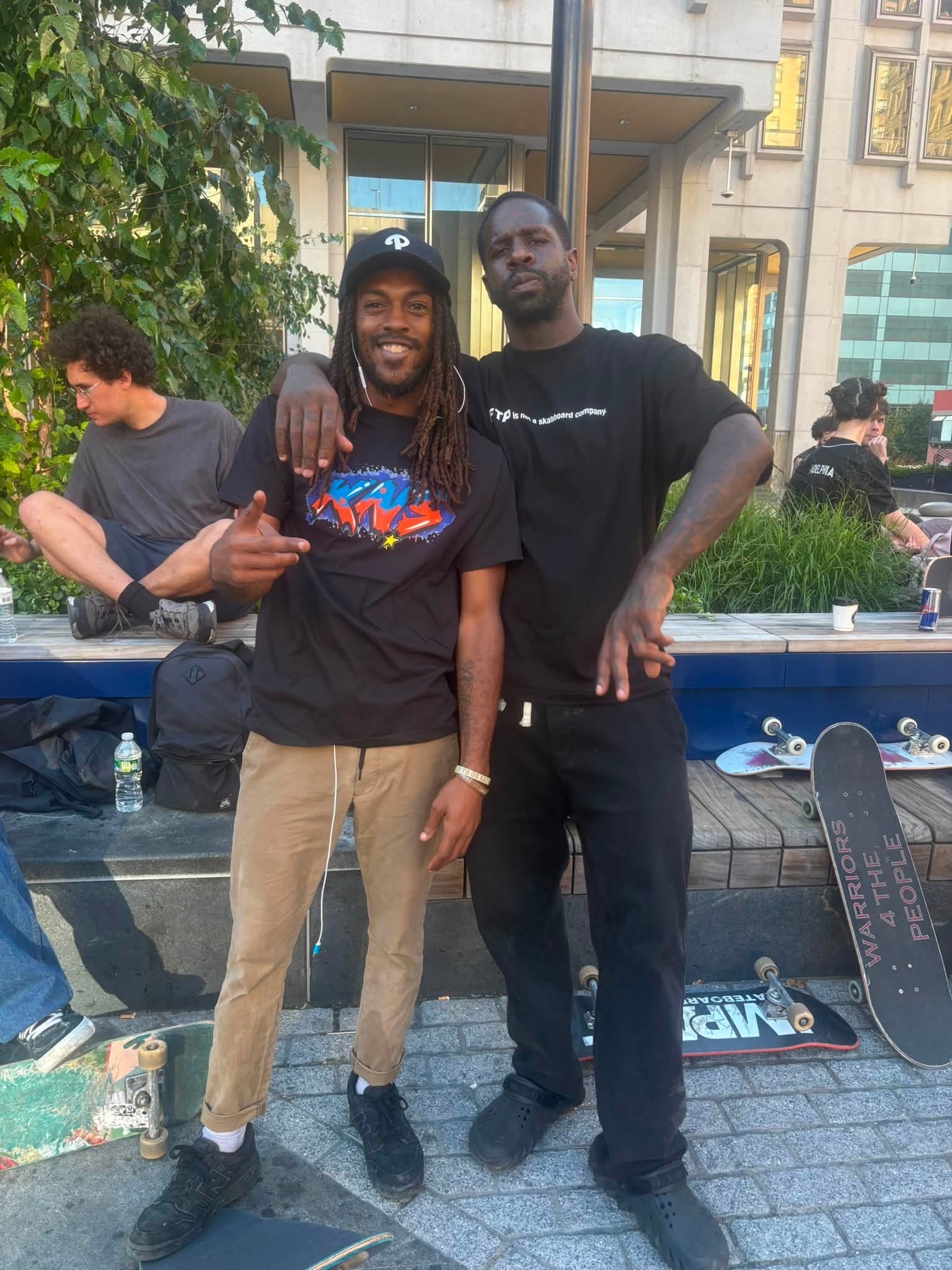 Met and skated with a legend Yesterday