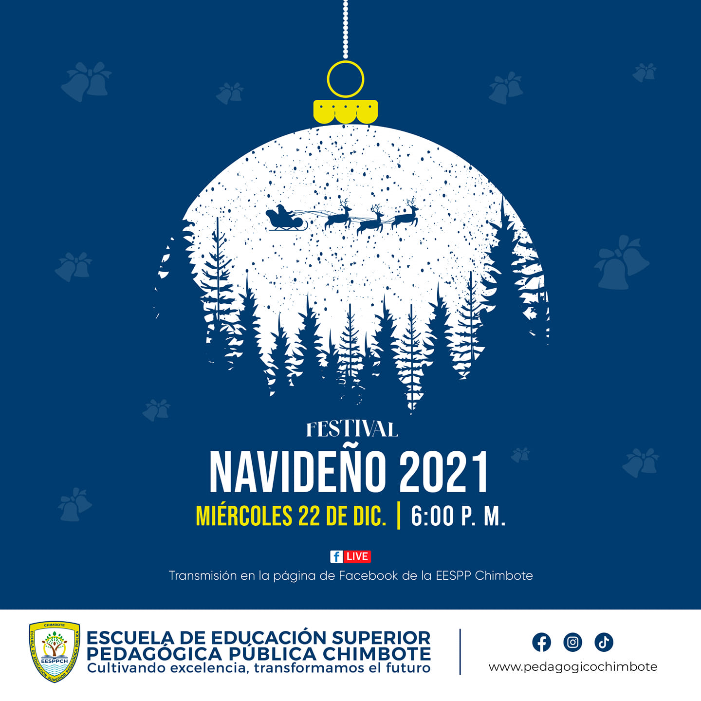 FESTIVAL NAVIDEÑO ☃️🎅 🙌 Se invita a todos los estudiantes, docentes ...