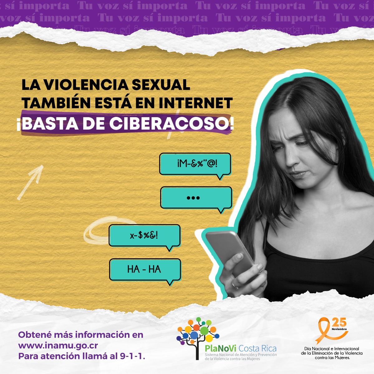 El ciberacoso... - Instituto Nacional de las Mujeres, INAMU | Facebook