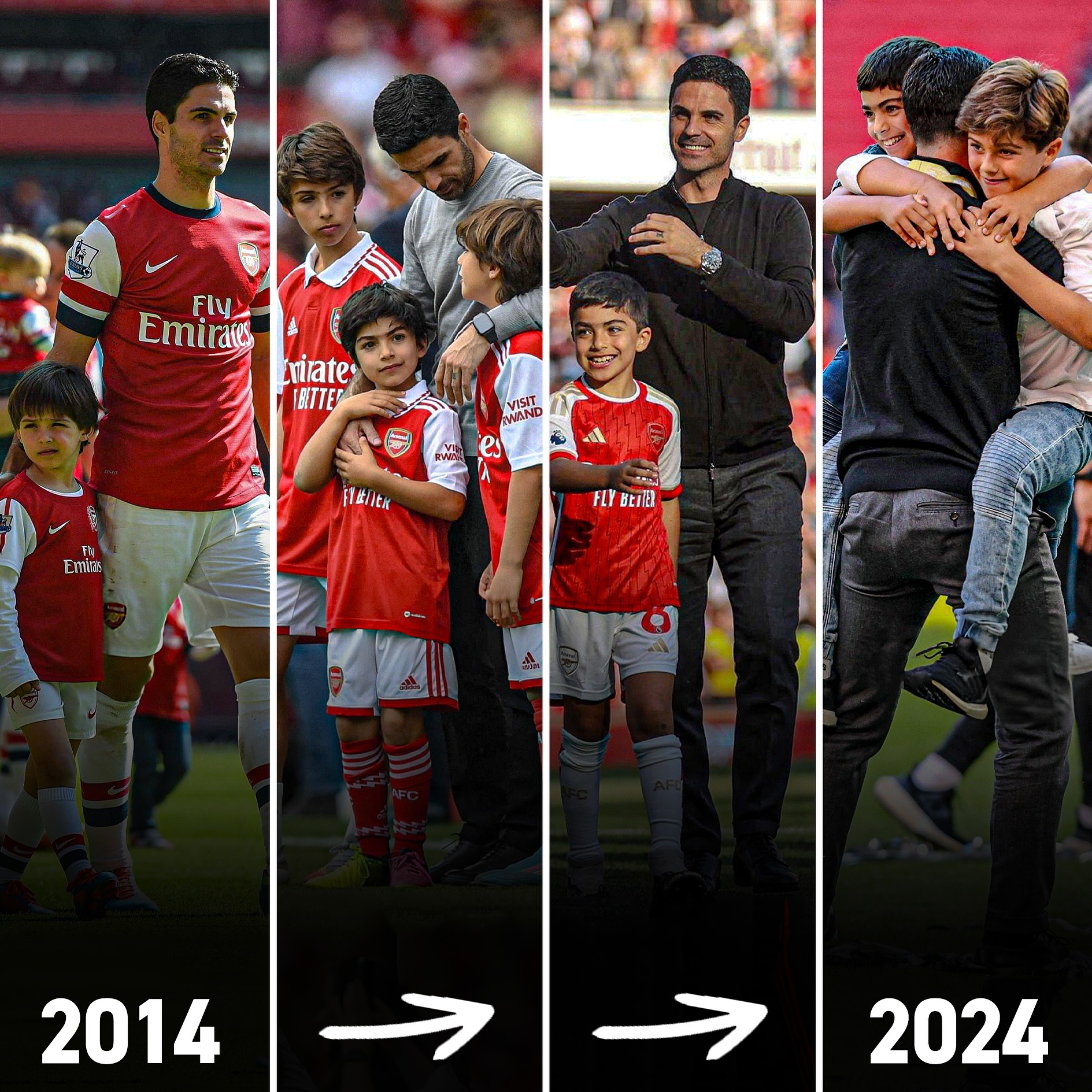 Family and football ❤️ After more than two decades this grandson 