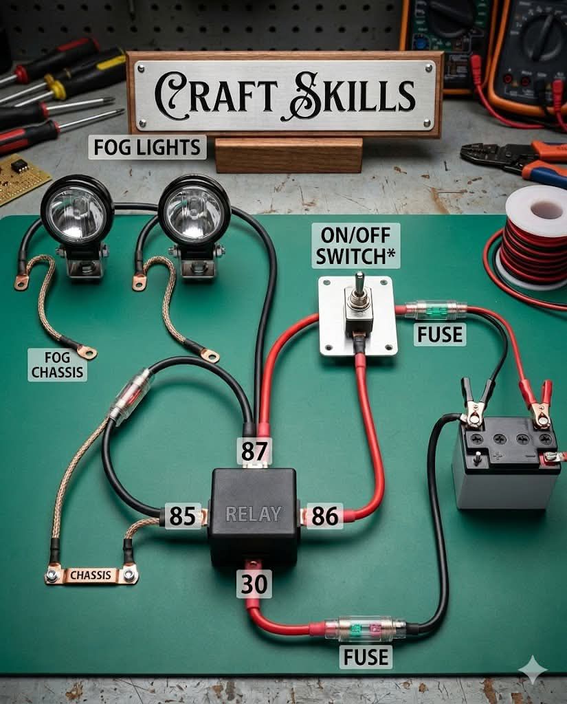 Defender Auxilliary light wiring - Defender Forum (1983