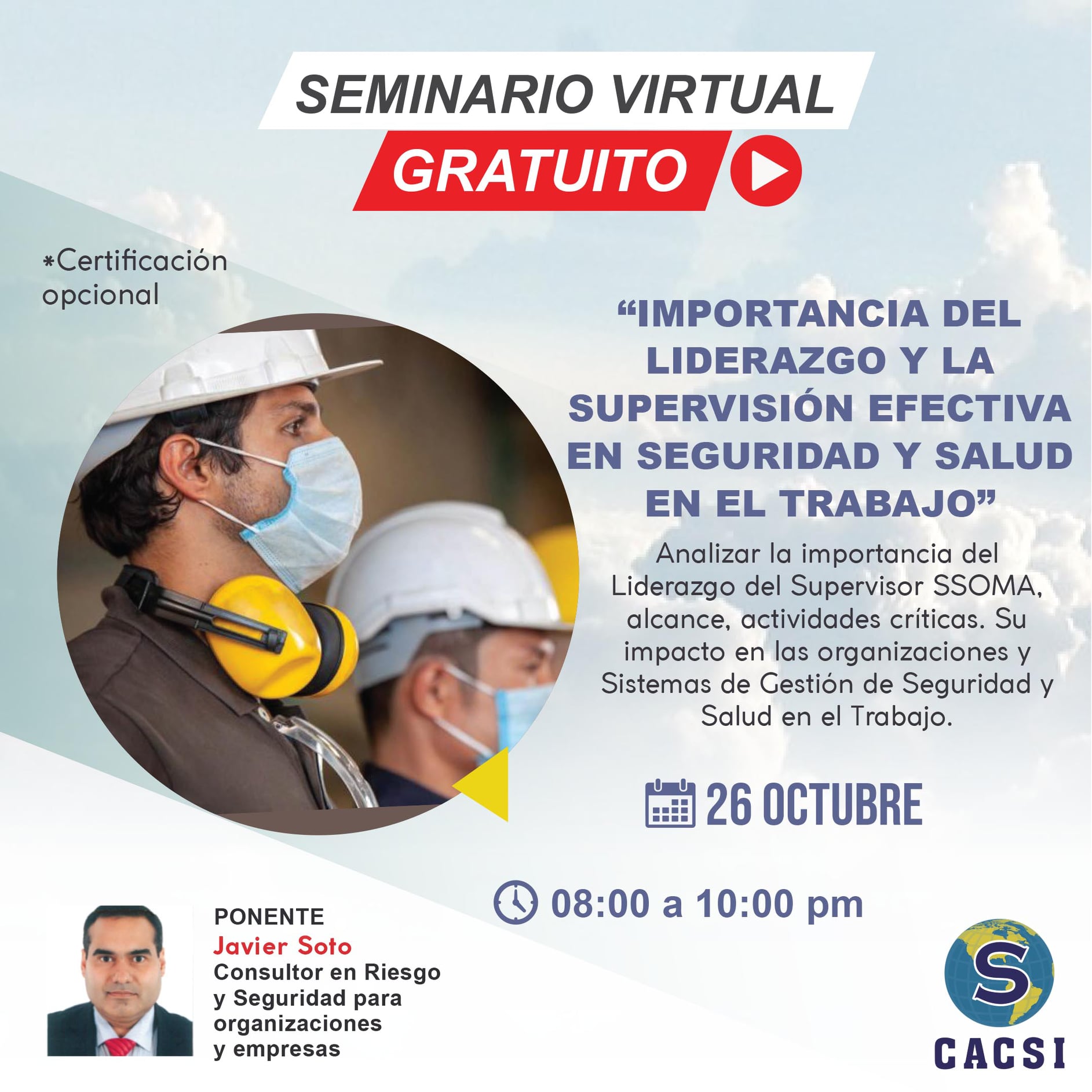 CACSI Perú - ⭕️REGÍSTRATE EN EL SEMINARIO VIRTUAL🎦... | Facebook