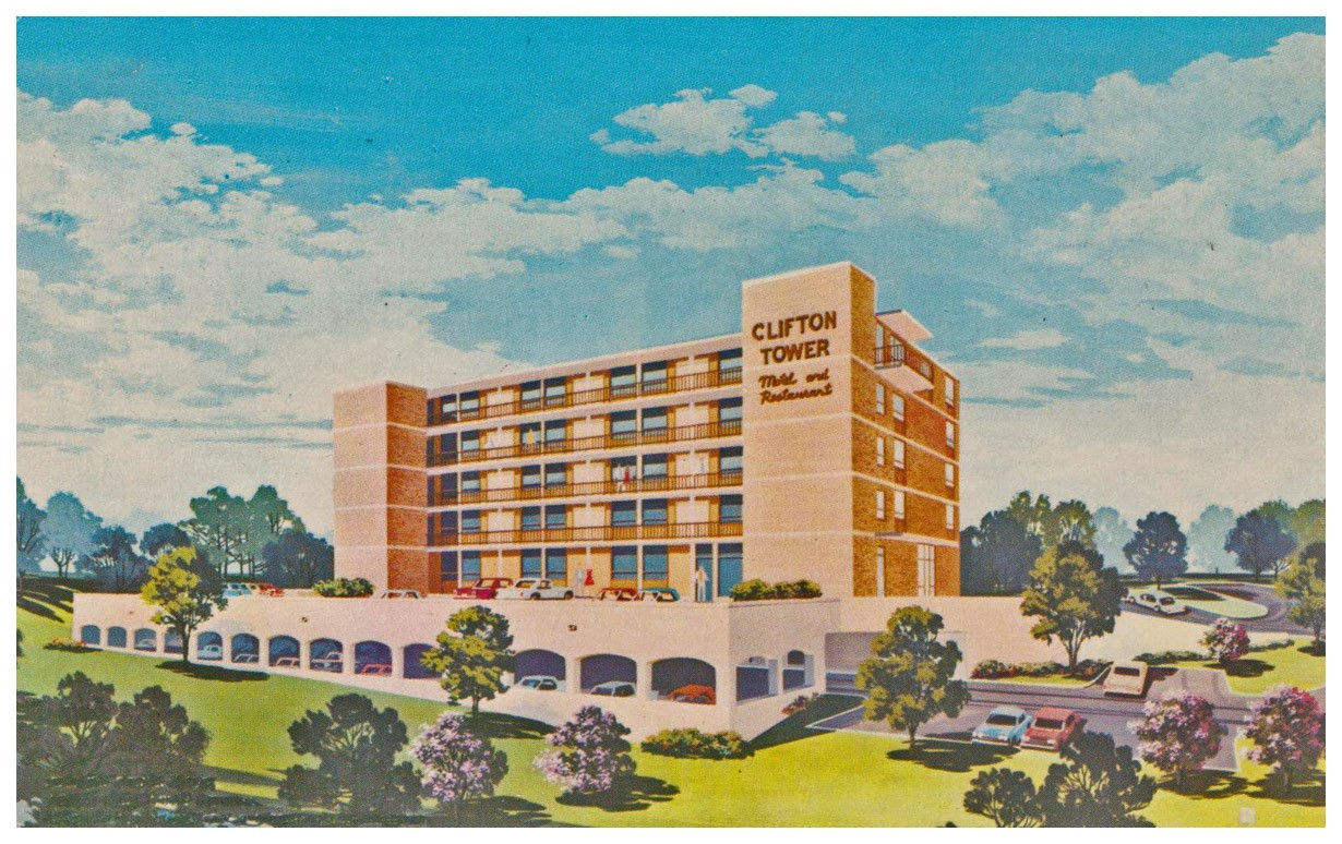 Atlanta - The Clifton Tower Motel was located in the heart of the Emory ...