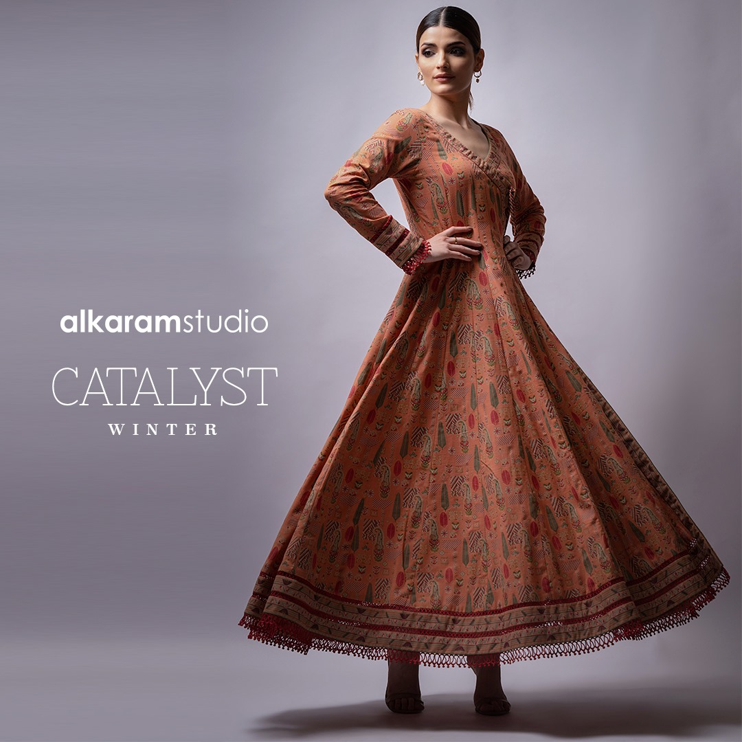 alkaram formal dresses Shop Now: https://bit.ly/3lCSuet Introducing Studio's latest Catalyst collection. Brimming with luxury prints and fabrics, create your own contemporary looks to stand out and rise up. Printed Khaddar Fabric Product Code: FW-C-9B-21-Peach pretty flower girl dresses