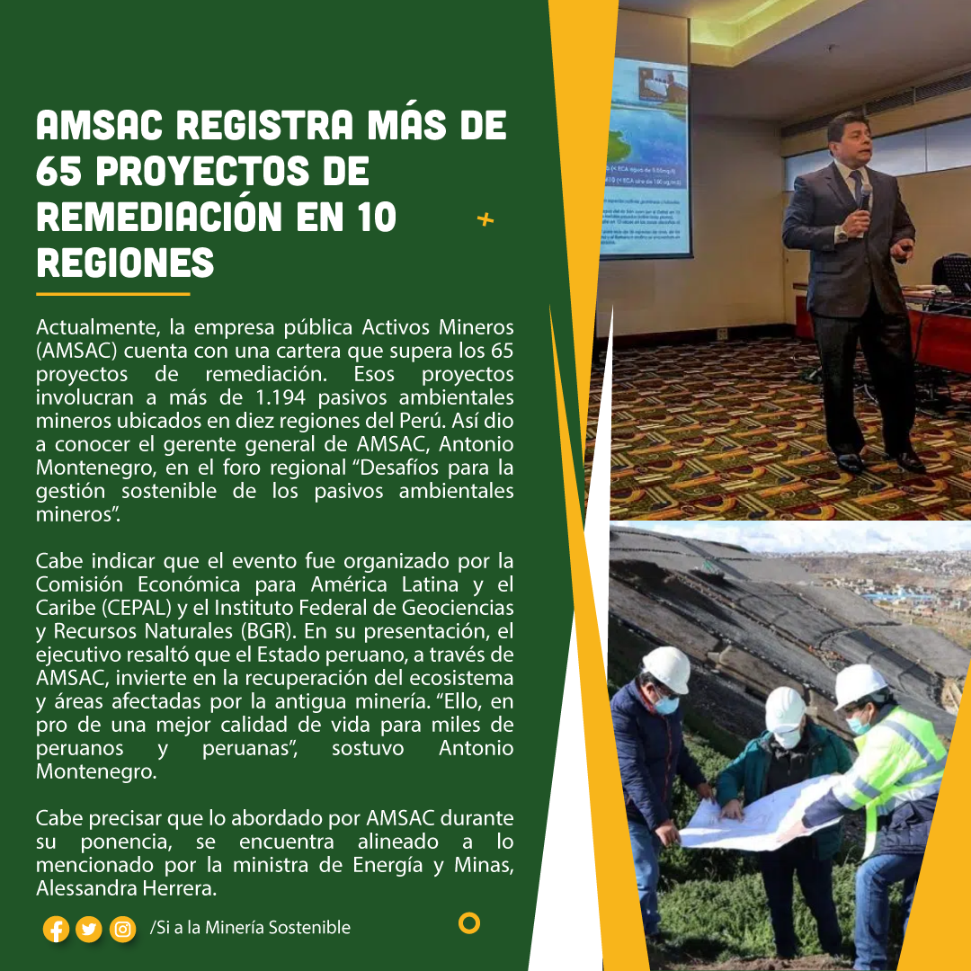#AMSAC expuso los avances en... - Sí a la Mineria Sostenible