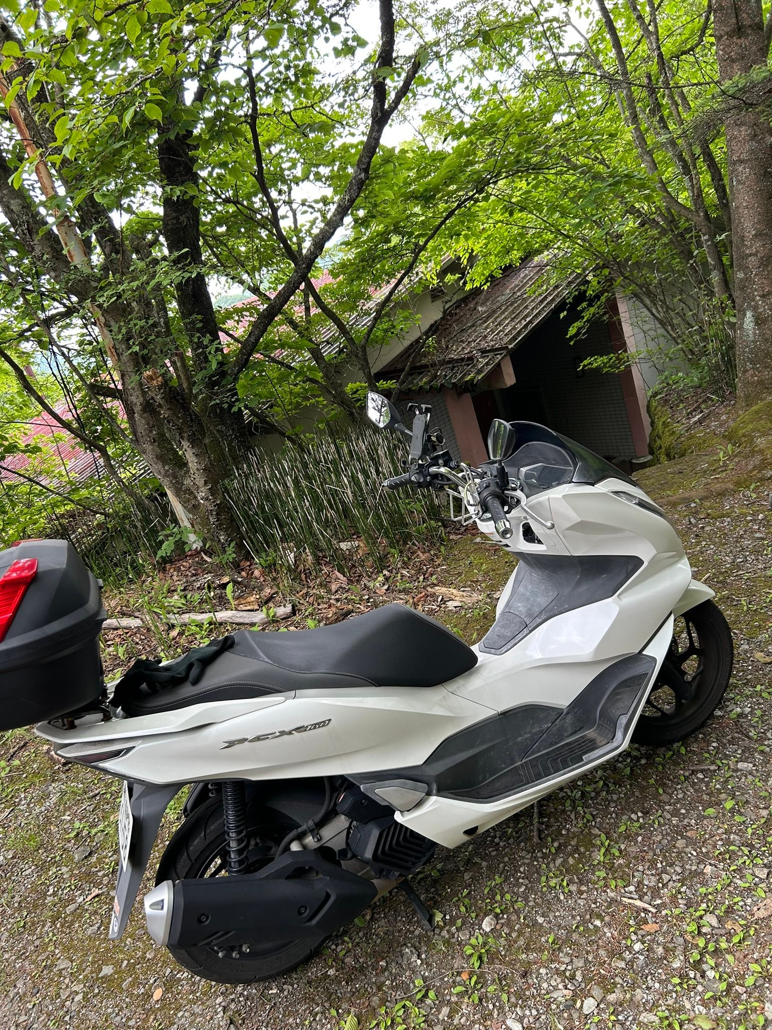 今日、PCX125で兵庫県豊岡市から長野県松本市までオール下道で来ました 