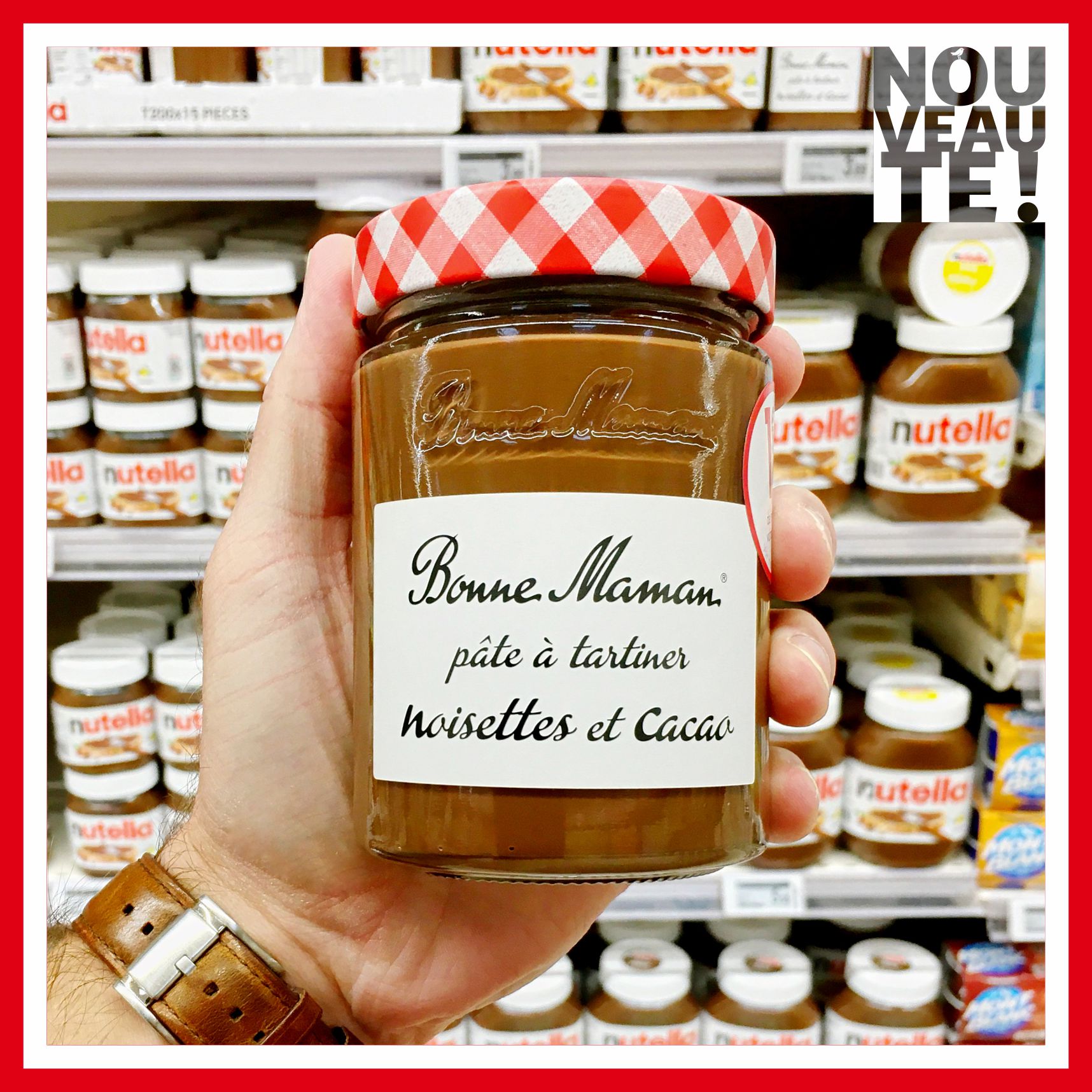 Pâte à Tartiner Bonne Maman Vs Nutella