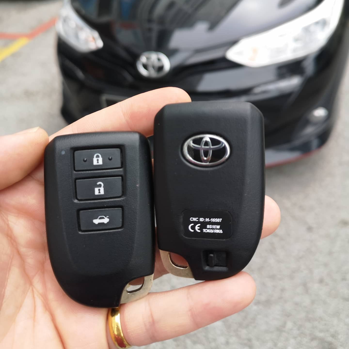 flipkeylocksmith - Toyota Vios key add smart keyless push start remote ...