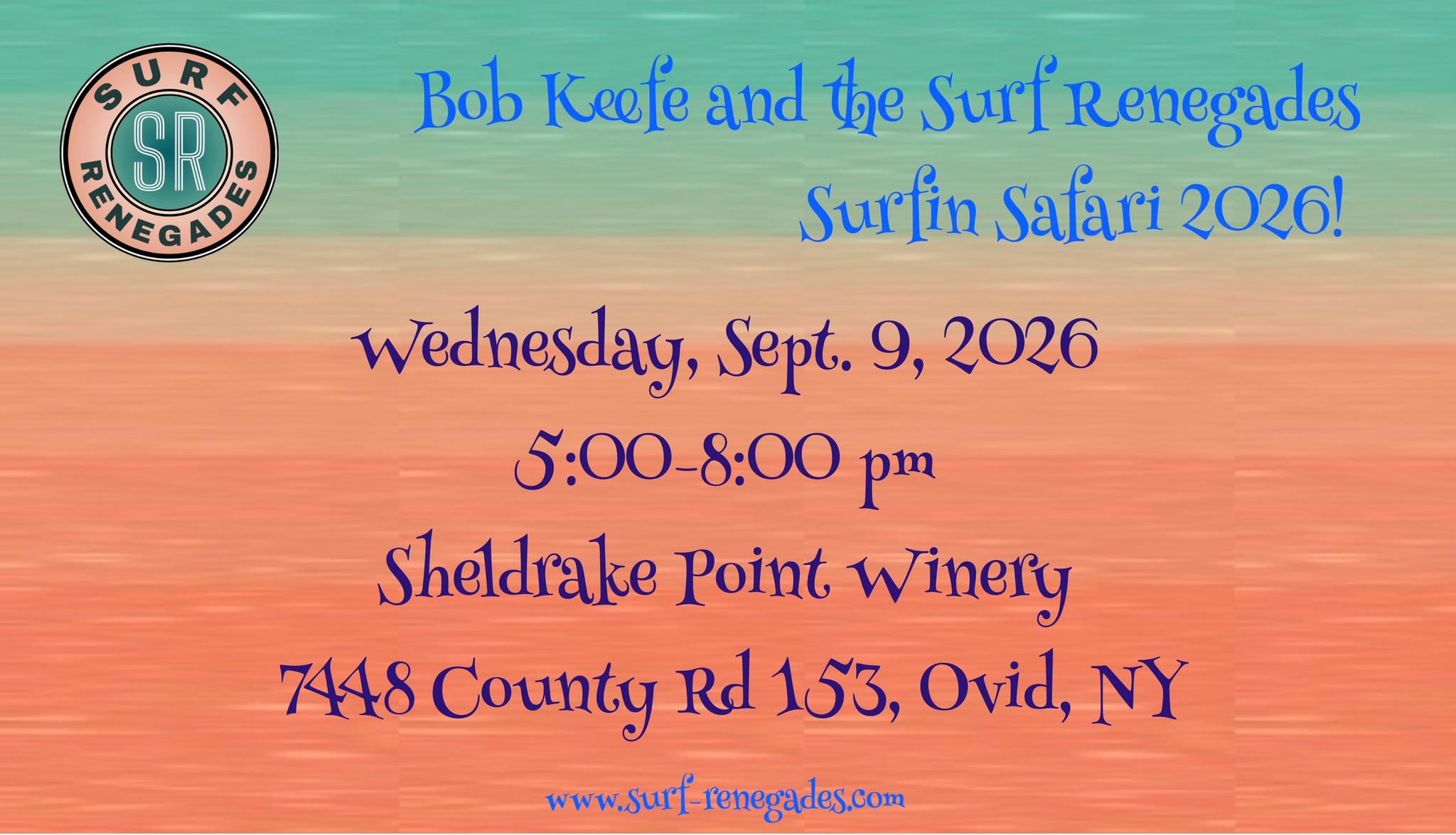 Surf's UP at Sheldrake Point Winery