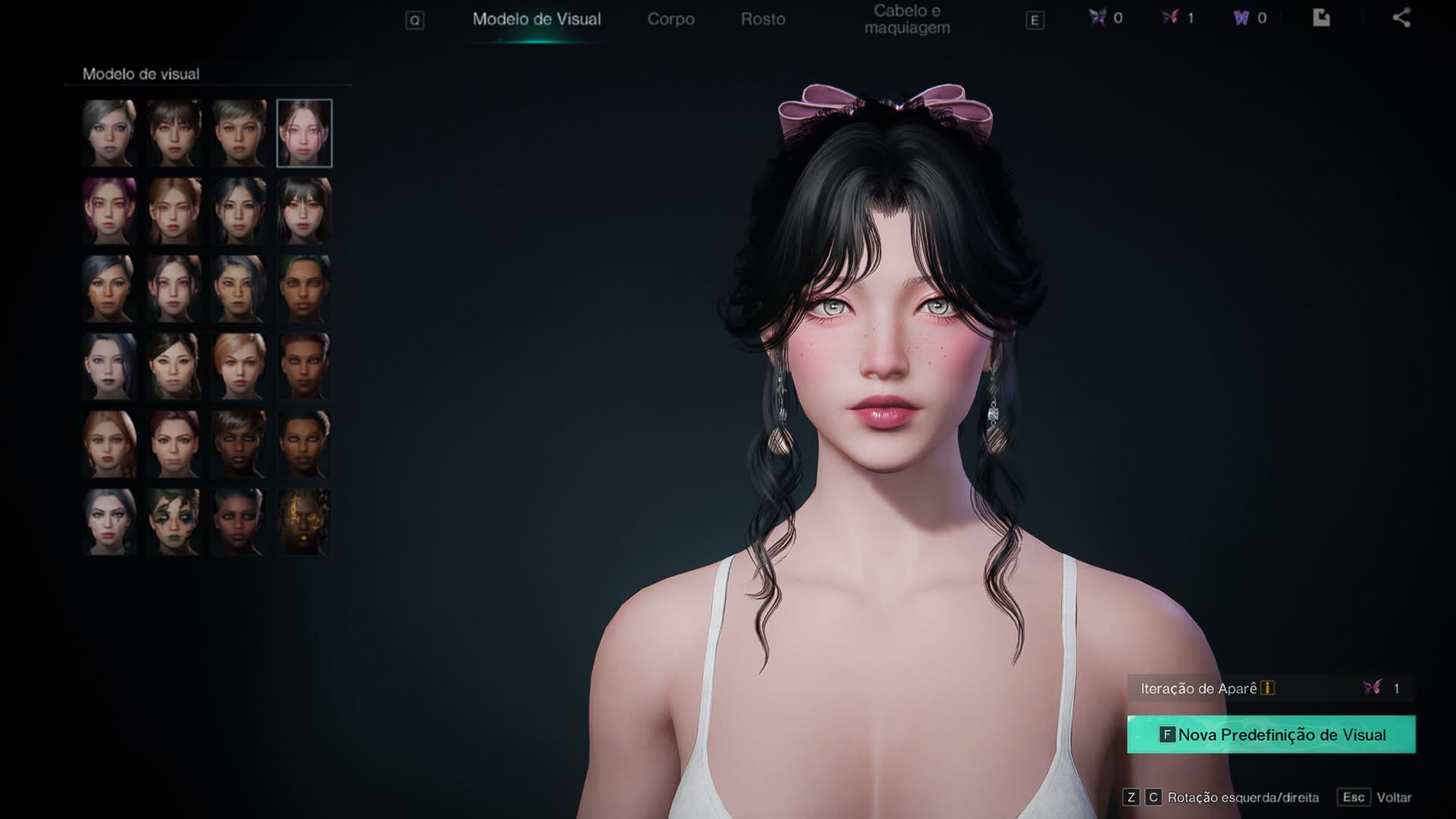 New female character preset model with tweaks