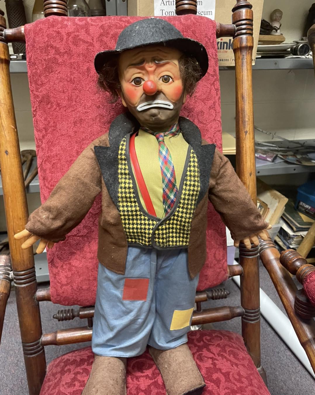 Who loves this awesome 1950s clown doll of Emmitt Kelly as Willie