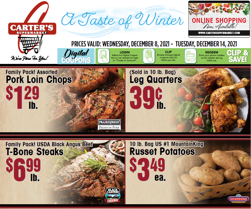 Carter's Supermarket - Another great Weekly Sales Ad is here! Be sure ...