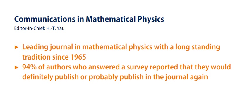 Communications in Mathematical Physics